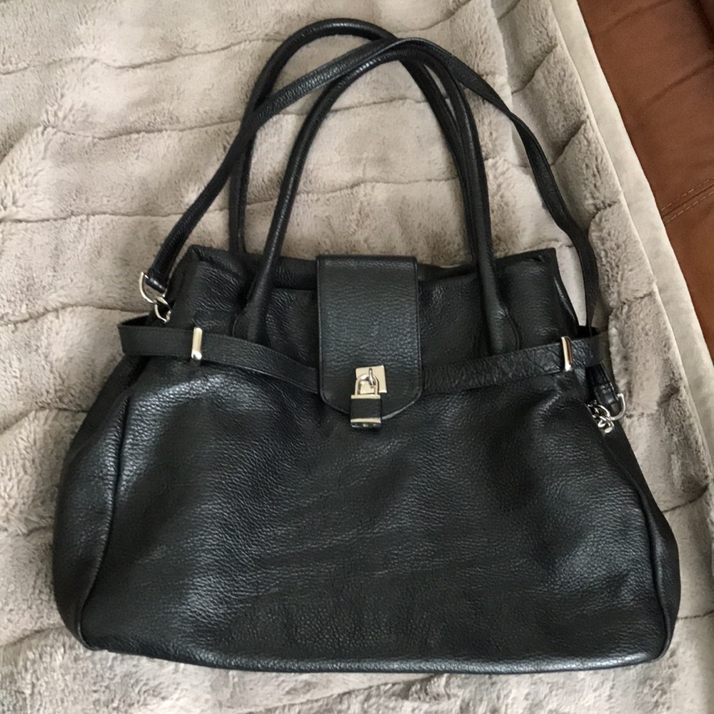 Elegant Black Tote Bag